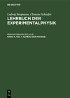 Buchcover Ludwig Bergmann; Clemens Schaefer: Lehrbuch der Experimentalphysik / Aufbau der Materie