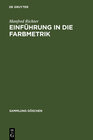 Buchcover Einführung in die Farbmetrik