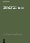 Buchcover Gregor von Rimini