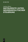 Buchcover Instrumente unternehmenspolitischer Steuerung