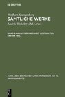 Buchcover Wolfhart Spangenberg: Sämtliche Werke / Anmutiger Weisheit Lustgarten. Erster Teil