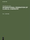 Buchcover International Federation of Clinical Chemistry / 1978–1983