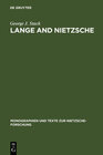 Buchcover Lange and Nietzsche