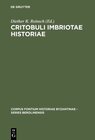 Buchcover Critobuli Imbriotae Historiae