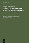 Buchcover Johann H. Pestalozzi: Sämtliche Werke. Kritische Ausgabe / Schriften aus der Zeit von 1797 bis 1799