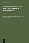 Buchcover Bibliographia Patristica / Die Erscheinungen der Jahre 1979 und 1980