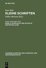 Buchcover Kurt Ruh: Kleine Schriften / Scholastik und Mystik im Spätmittelalter