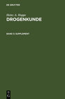Buchcover Heinz A. Hoppe: Drogenkunde / Supplement