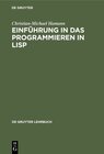 Buchcover Einführung in das Programmieren in LISP