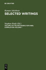 Buchcover Roman Jakobson: Selected Writings / Major Works 1976-1980. Completion Volume 1