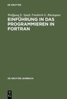 Buchcover Einführung in das Programmieren in FORTRAN