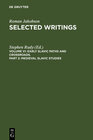 Buchcover Roman Jakobson: Selected Writings. Early Slavic Paths and Crossroads / Medieval Slavic Studies