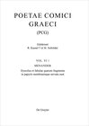 Buchcover Poetae Comici Graeci / Menander