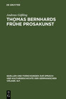 Buchcover Thomas Bernhards frühe Prosakunst