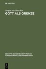 Buchcover Gott als Grenze