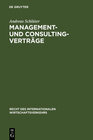 Buchcover Management- und Consulting-Verträge