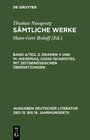 Buchcover Thomas Naogeorg: Sämtliche Werke / Dramen V und VI: Hieremias, Iudas Iscariotes, mit zeitgenössischen Übersetzungen
