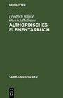 Buchcover Altnordisches Elementarbuch