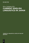 Buchcover Current English Linguistics in Japan