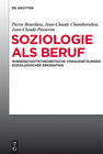 Buchcover Soziologie als Beruf
