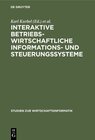 Buchcover Interaktive betriebswirtschaftliche Informations- und Steuerungssysteme