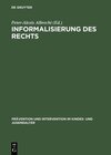 Buchcover Informalisierung des Rechts