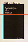 Buchcover Soziologie des Risikos