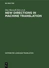 Buchcover New Directions in Machine Translation