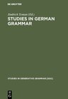 Buchcover Studies in German Grammar