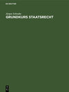 Buchcover Grundkurs Staatsrecht