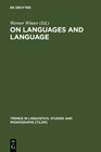Buchcover On Languages and Language
