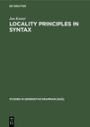 Buchcover Locality principles in syntax