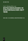 Buchcover Entscheidungen in Kirchensachen seit 1946 / General-Register Bände 1–25