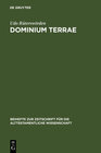 Buchcover dominium terrae