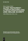 Buchcover Altes Testament - Literatursammlung und Heilige Schrift
