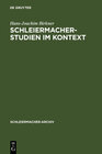 Buchcover Schleiermacher-Studien im Kontext