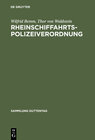 Buchcover Rheinschiffahrtspolizeiverordnung