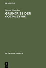 Buchcover Grundriß der Sozialethik