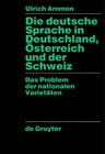 Buchcover Die deutsche Sprache in Deutschland, Österreich und der Schweiz