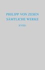 Buchcover Philipp von Zesen: Sämtliche Werke. Coelum astronomico-poeticum sive... / Coelum astronomico-poeticum