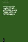 Buchcover Marketing-Wörterbuch / Marketing Dictionary
