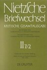 Buchcover Friedrich Nietzsche: Briefwechsel. Abteilung 2. Nachbericht zur zweiten Abteilung / Briefe von und an Friedrich Nietzsch