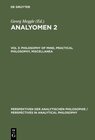 Buchcover Analyomen 2 / Philosophy of Mind, Practical Philosophy, Miscellanea