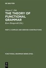 Buchcover Simon C. Dik: The Theory of Functional Grammar / Complex and Derived Constructions