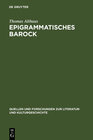 Buchcover Epigrammatisches Barock