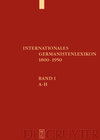Buchcover Internationales Germanistenlexikon 1800-1950