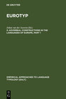 Buchcover Eurotyp / Adverbial Constructions in the Languages of Europe