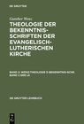 Buchcover Theologie der Bekenntnisschriften der evangelisch-lutherischen Kirche....