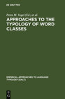 Buchcover Approaches to the Typology of Word Classes