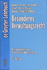 Buchcover Besonderes Verwaltungsrecht